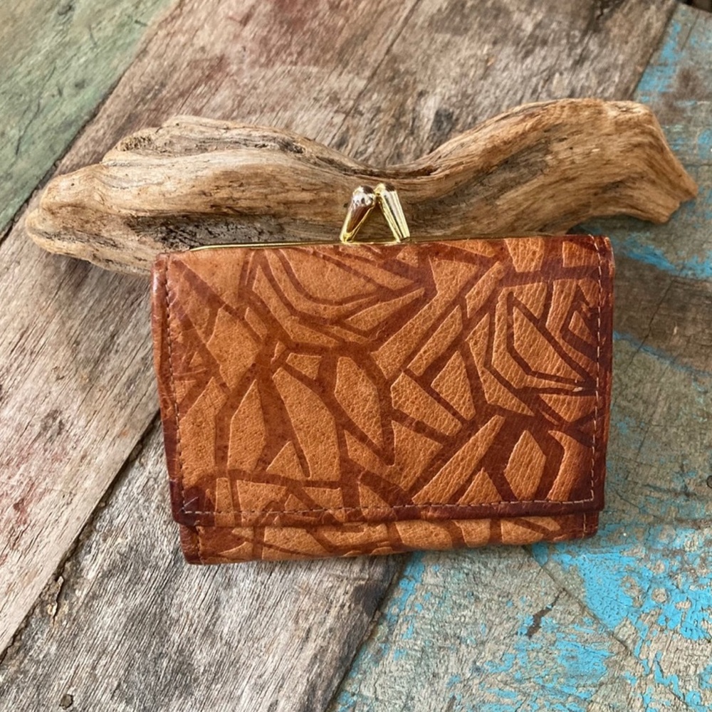 Mid Century Vintage Mini Wallet & Coin Purse